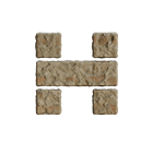 Brick letter H