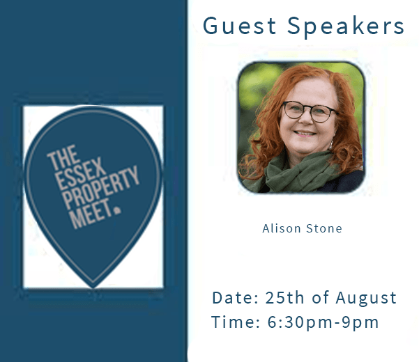 The Essex Property Meet Guest Speaker Alison Stone