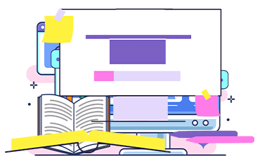 Online learning graphic