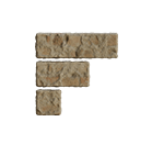 Brick letter F